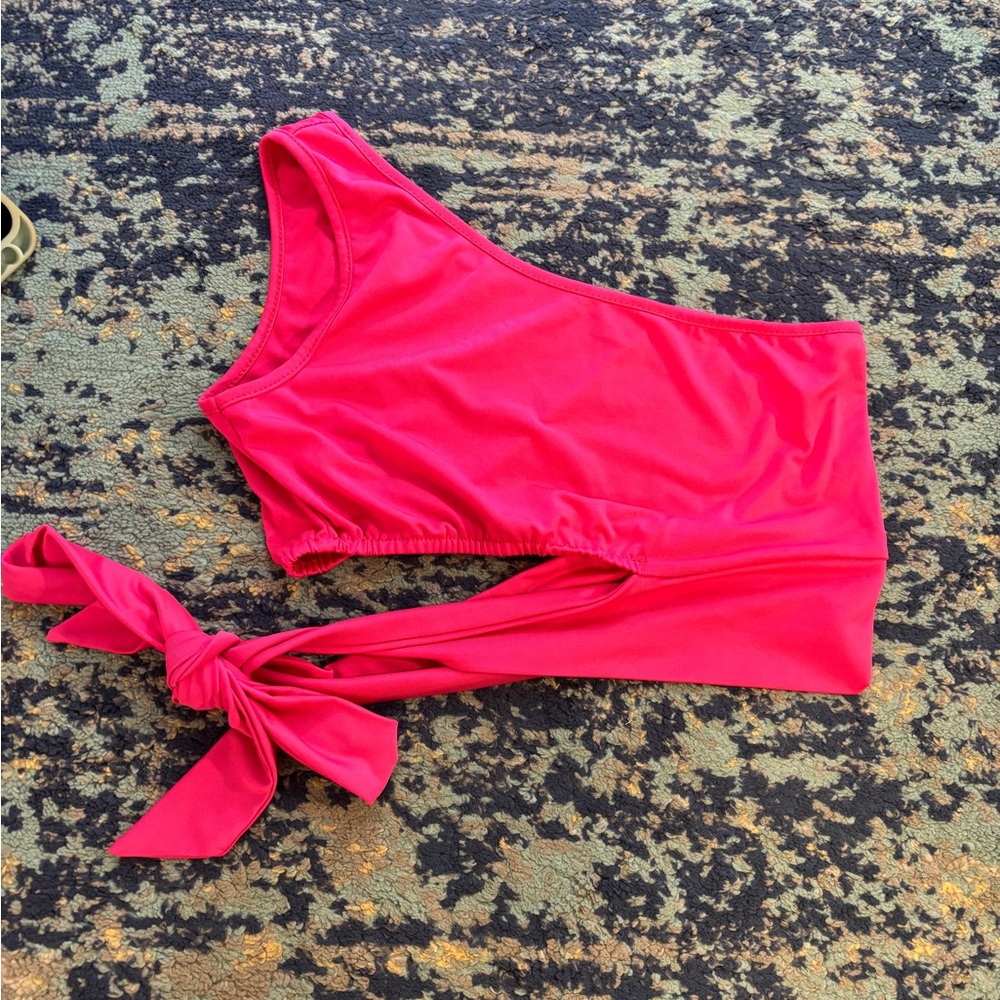 Women's One-Shoulder Red Top